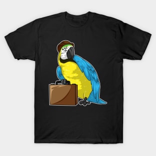 Parrot Businessman Briefcase T-Shirt